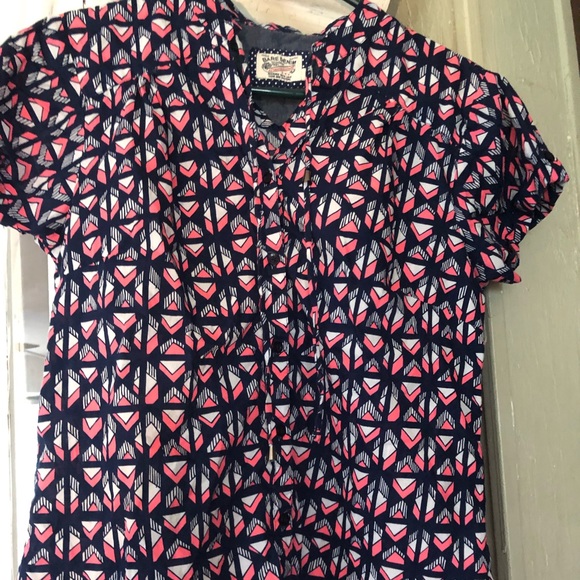 Pink and blue Button down blouse - Picture 2 of 6